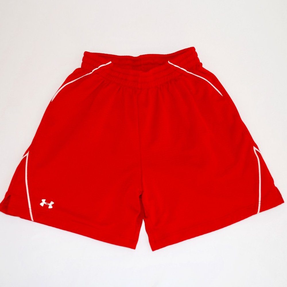 Under Armour Red Athletic Shorts - Medium